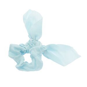 Solid Rabbit Ears Hair Ties Blue
